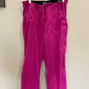Pink Greys Anatomy scrub pants
